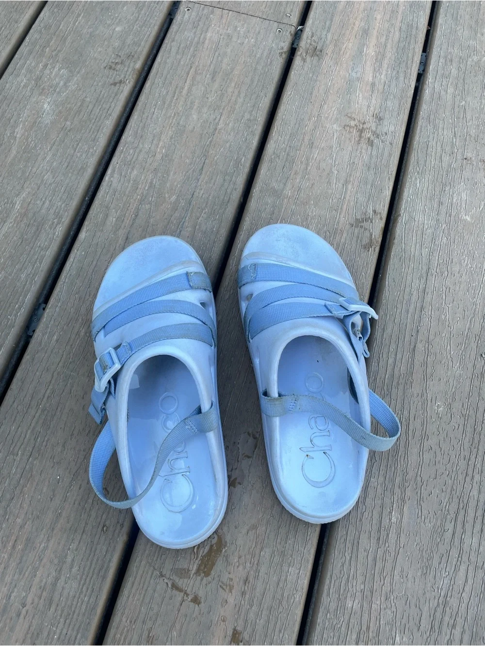 Chaco Kids Light Blue Strap Sandals
